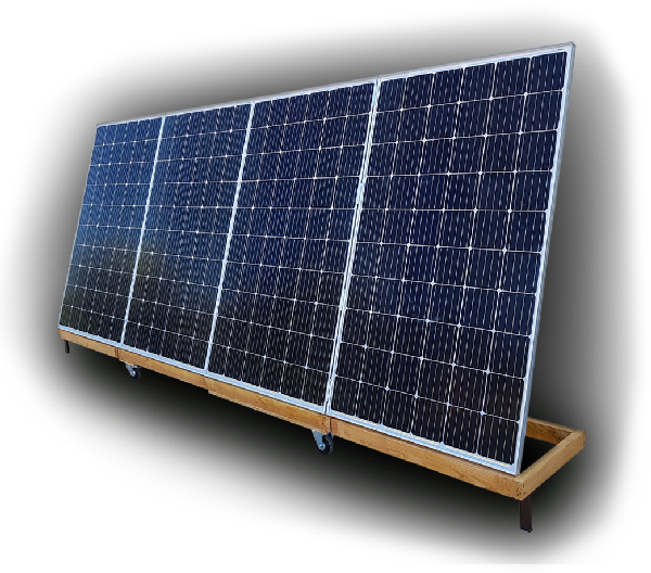 Ensemble de panneaux solaire autonome 400 W